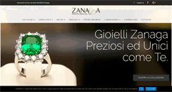 Desktop Screenshot of gioielleriazanaga.com